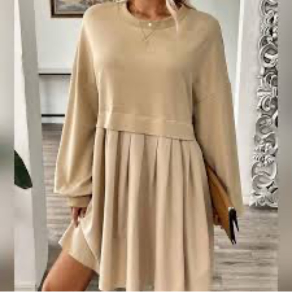 Yellow Long Sleeve Dress